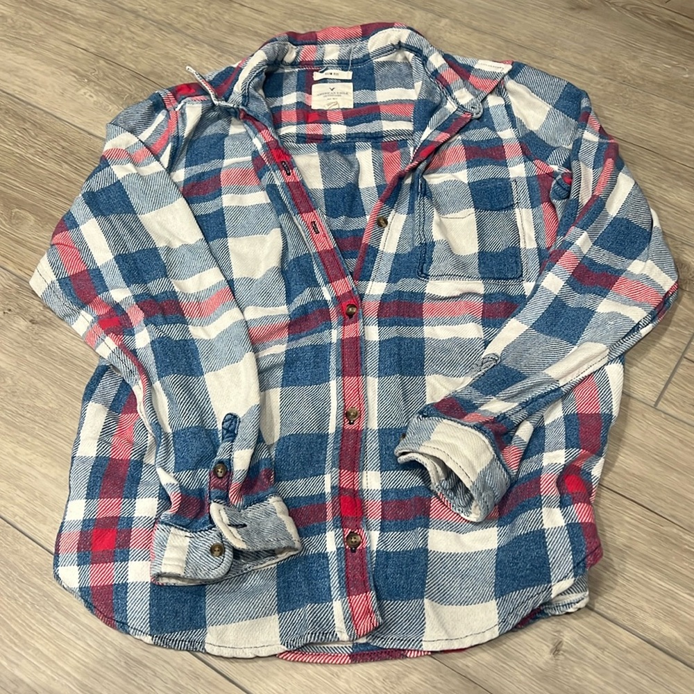 Like new American Eagle flannel slim fit